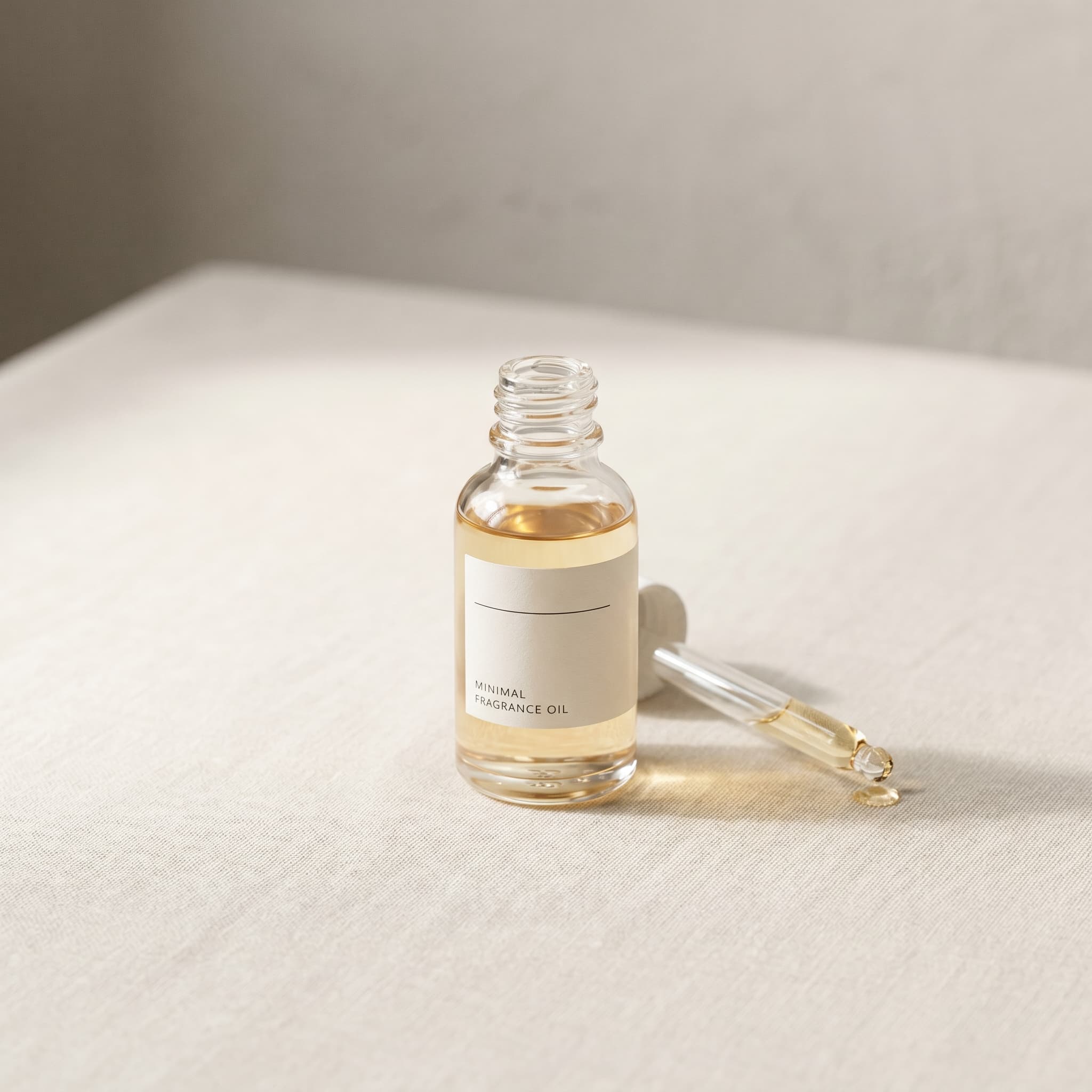 A small bottle of phthalate-free fragrance oil
