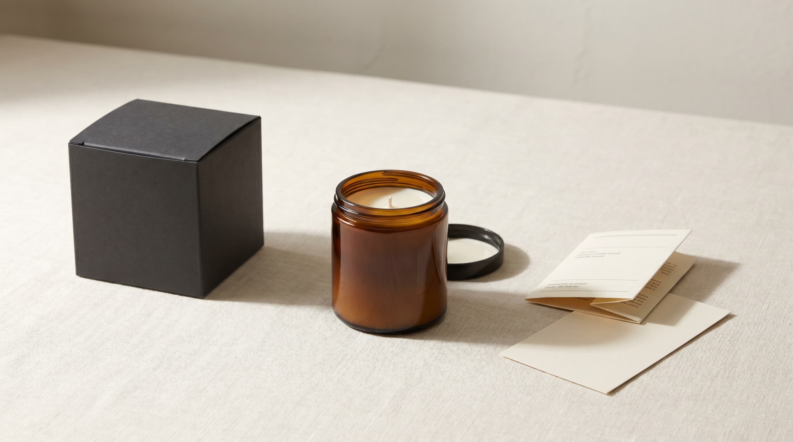 Cravista packaging — cube box, amber jar, and reset powder laid out together